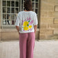 T-shirt Lemons écru