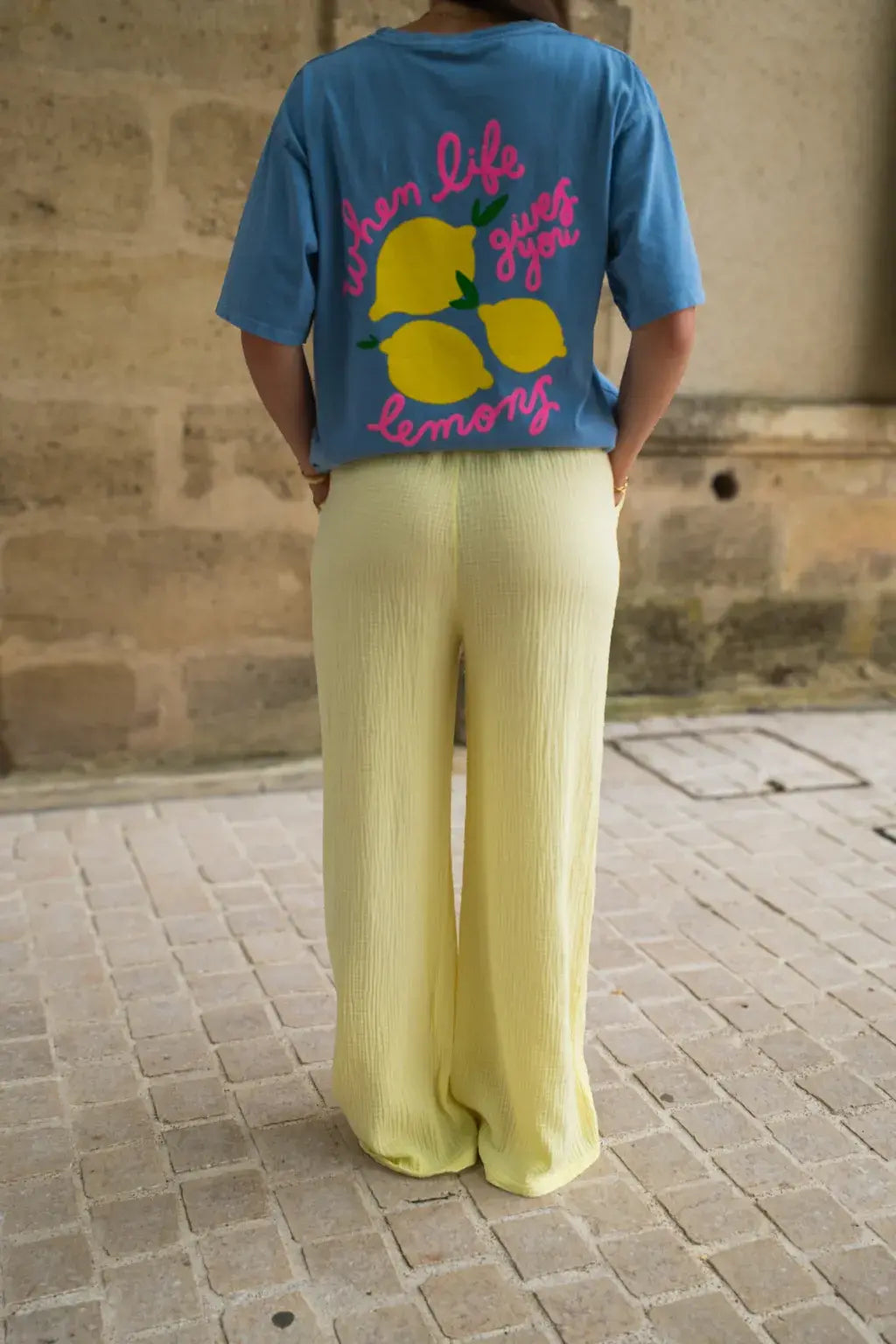 Pantalon Pola jaune