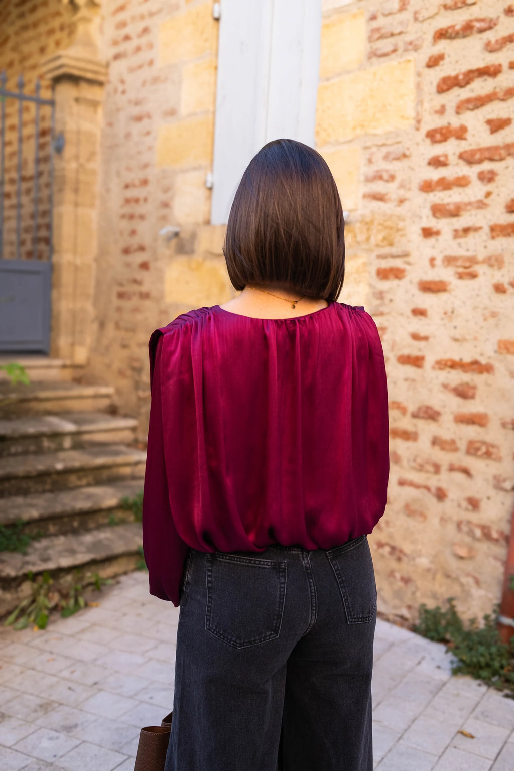 Blouse Anna prune