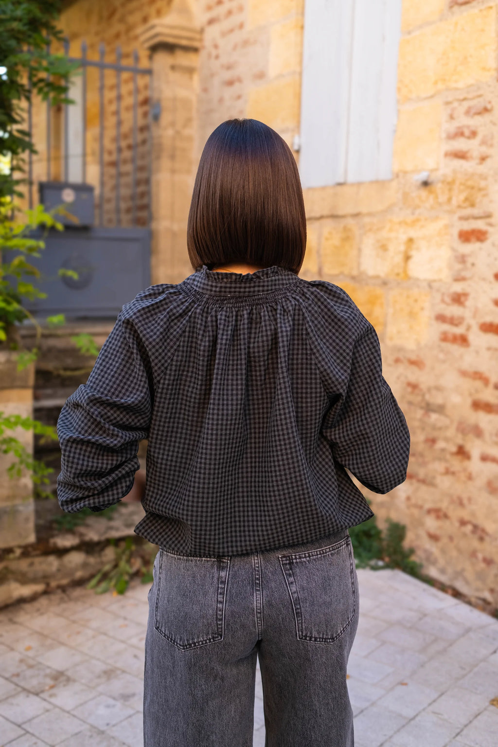 Blouse Cleo grise