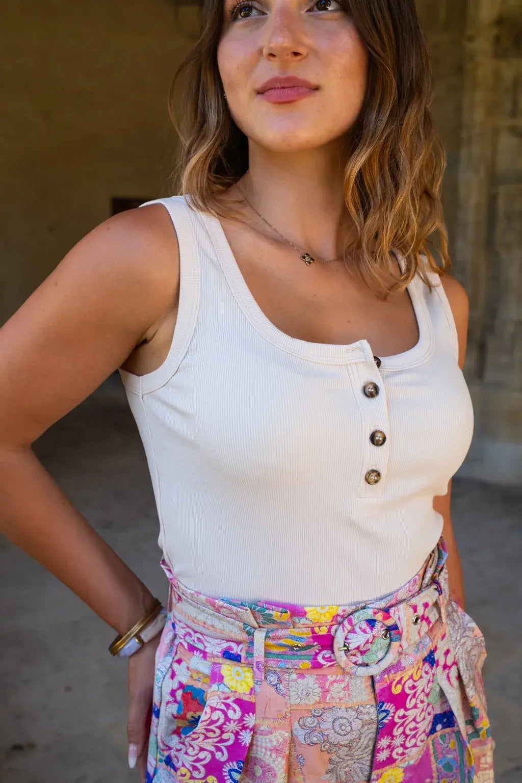 Top Calie beige