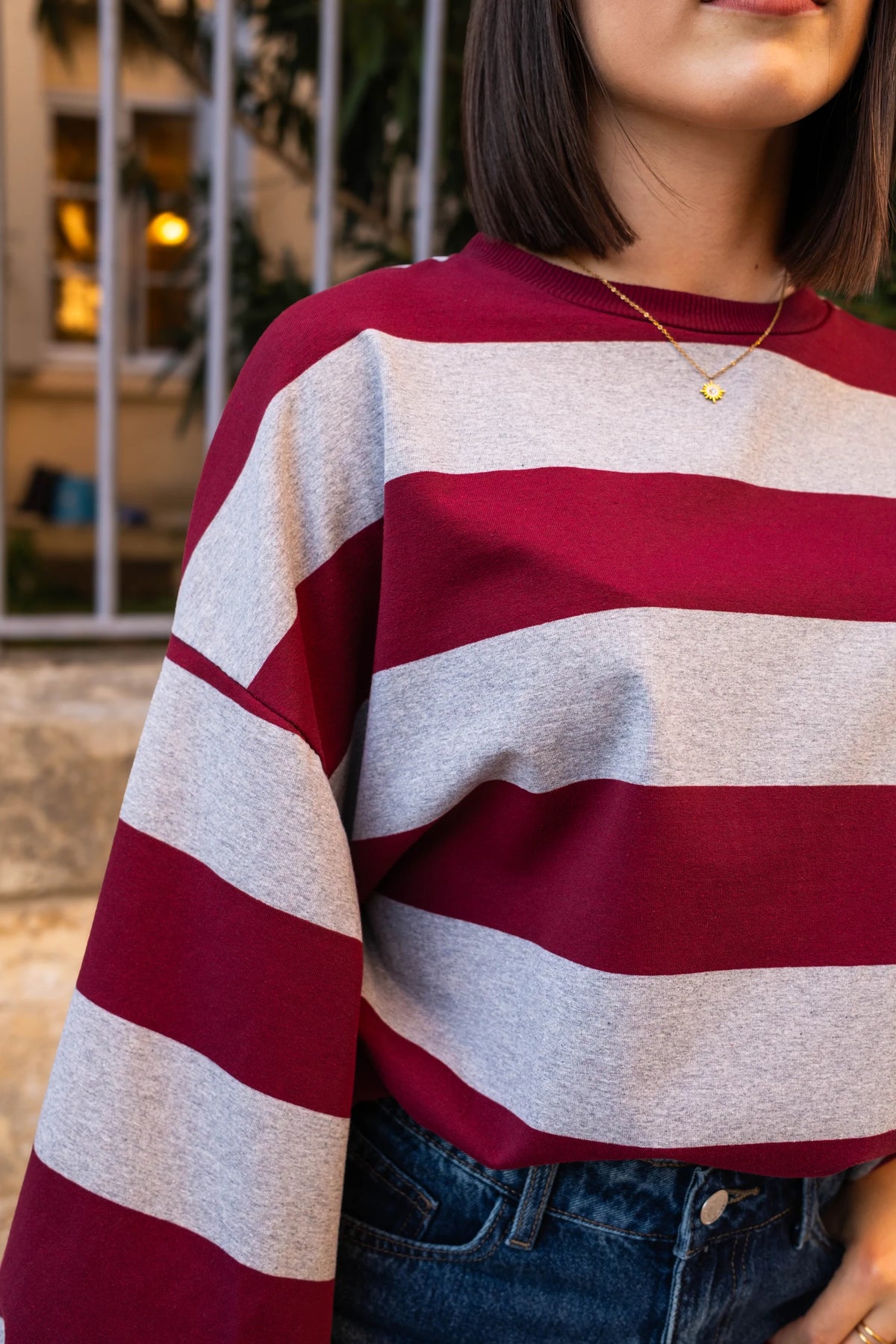T-shirt Sammy bordeaux