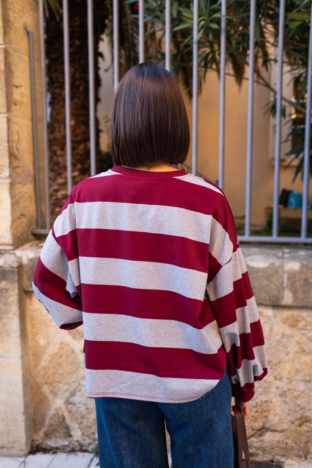 T-shirt Sammy bordeaux