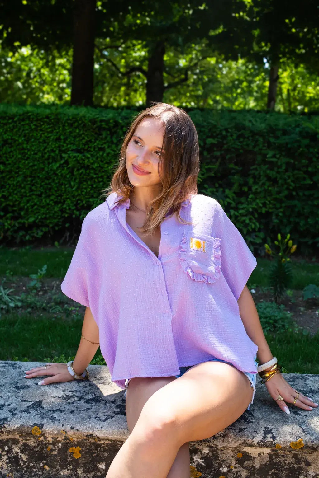 Chemise Sunny lilas