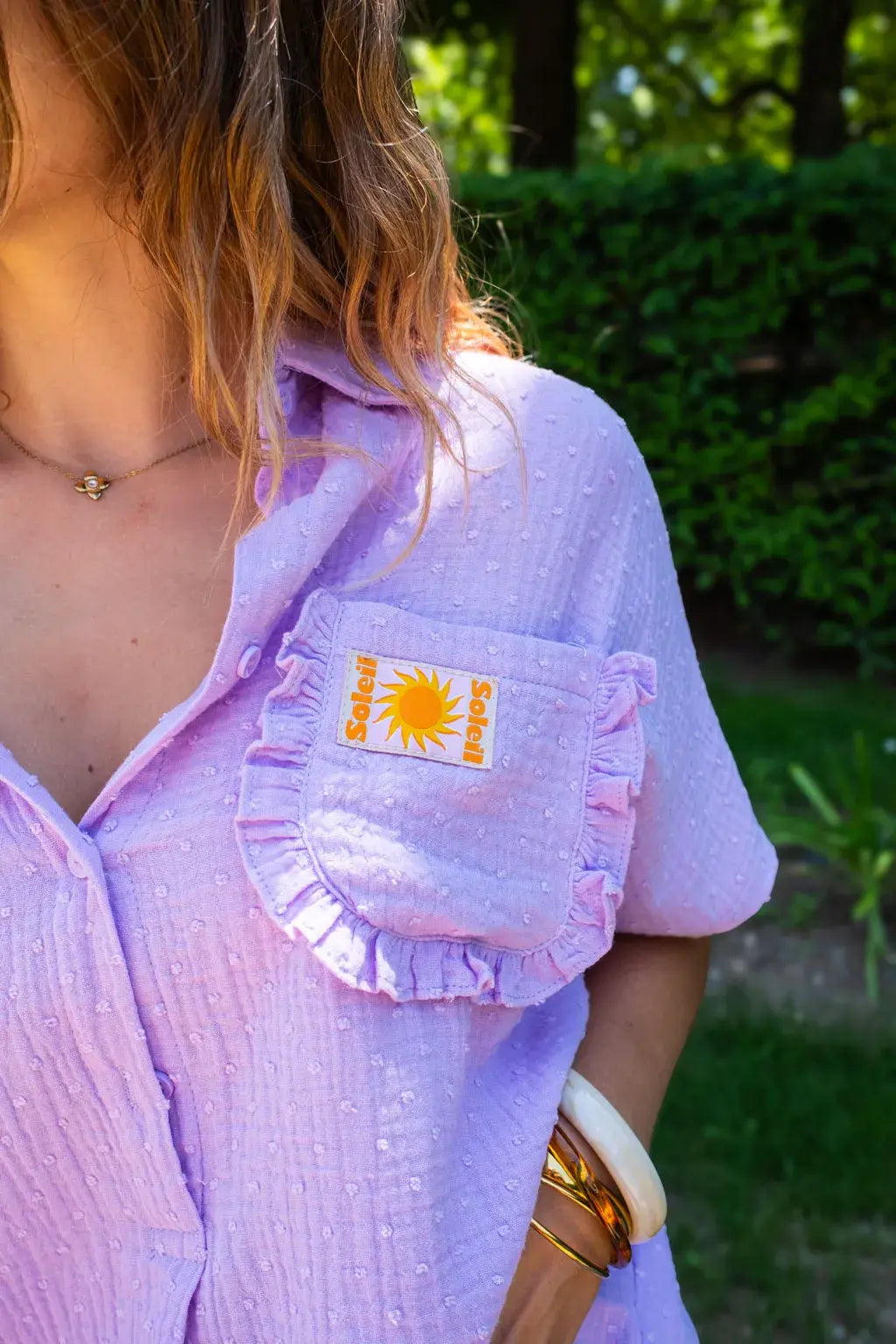 Chemise Sunny lilas