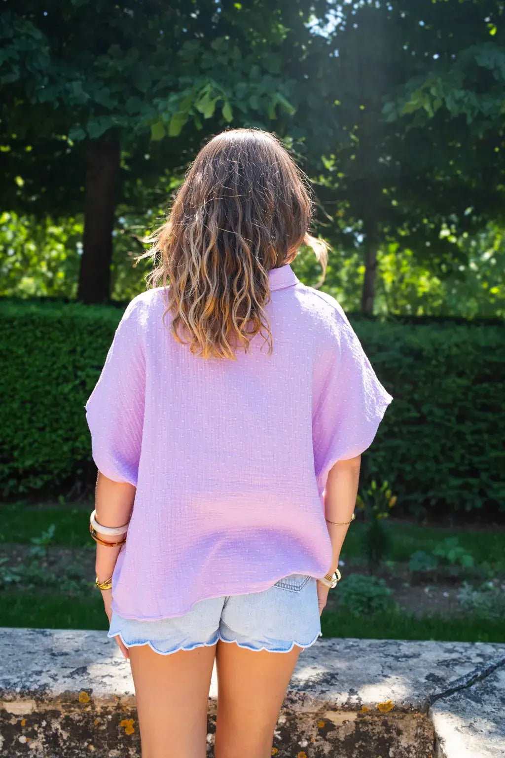Chemise Sunny lilas