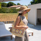 Sac cabas en crochet marguerite