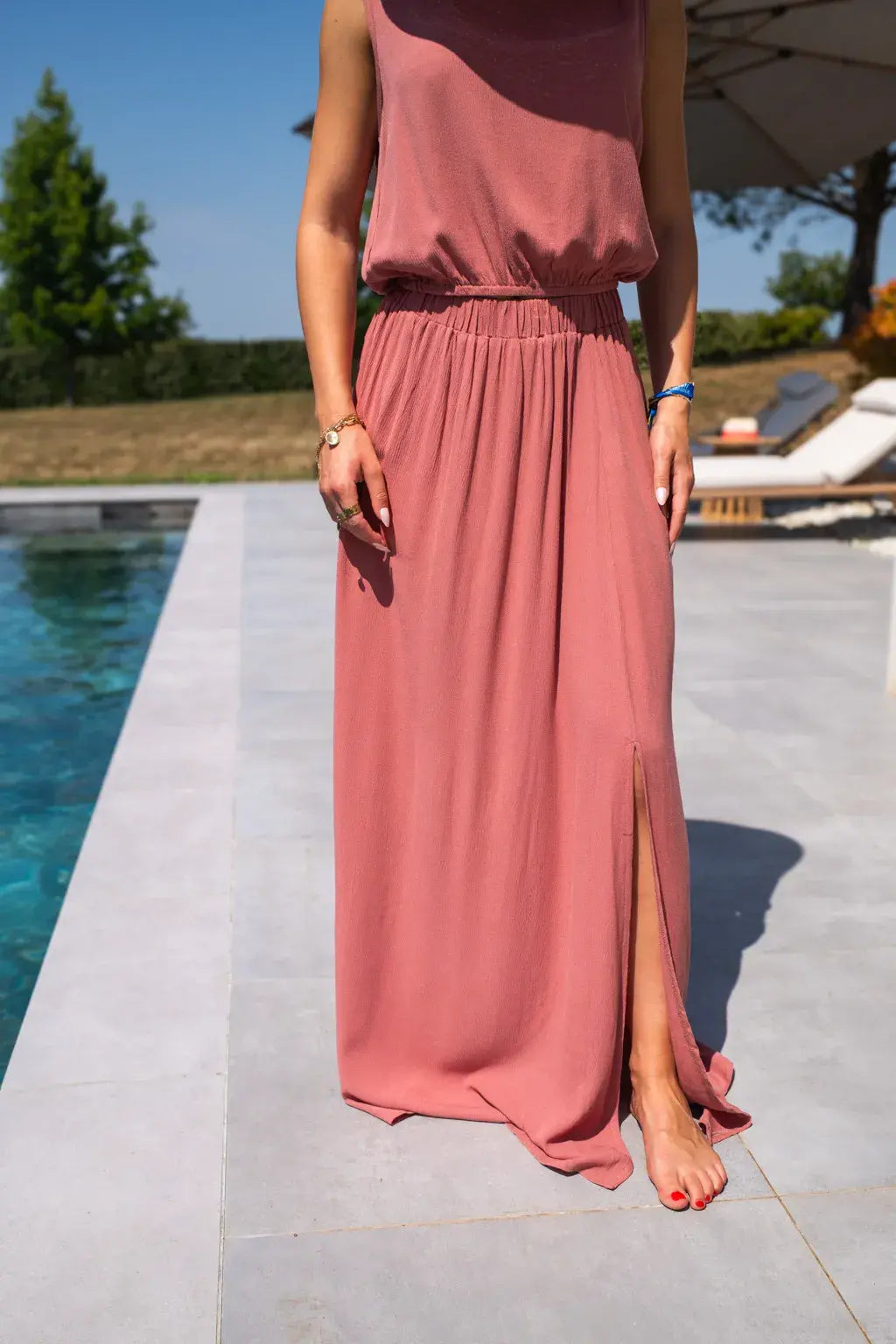 Ensemble Kristen terracotta