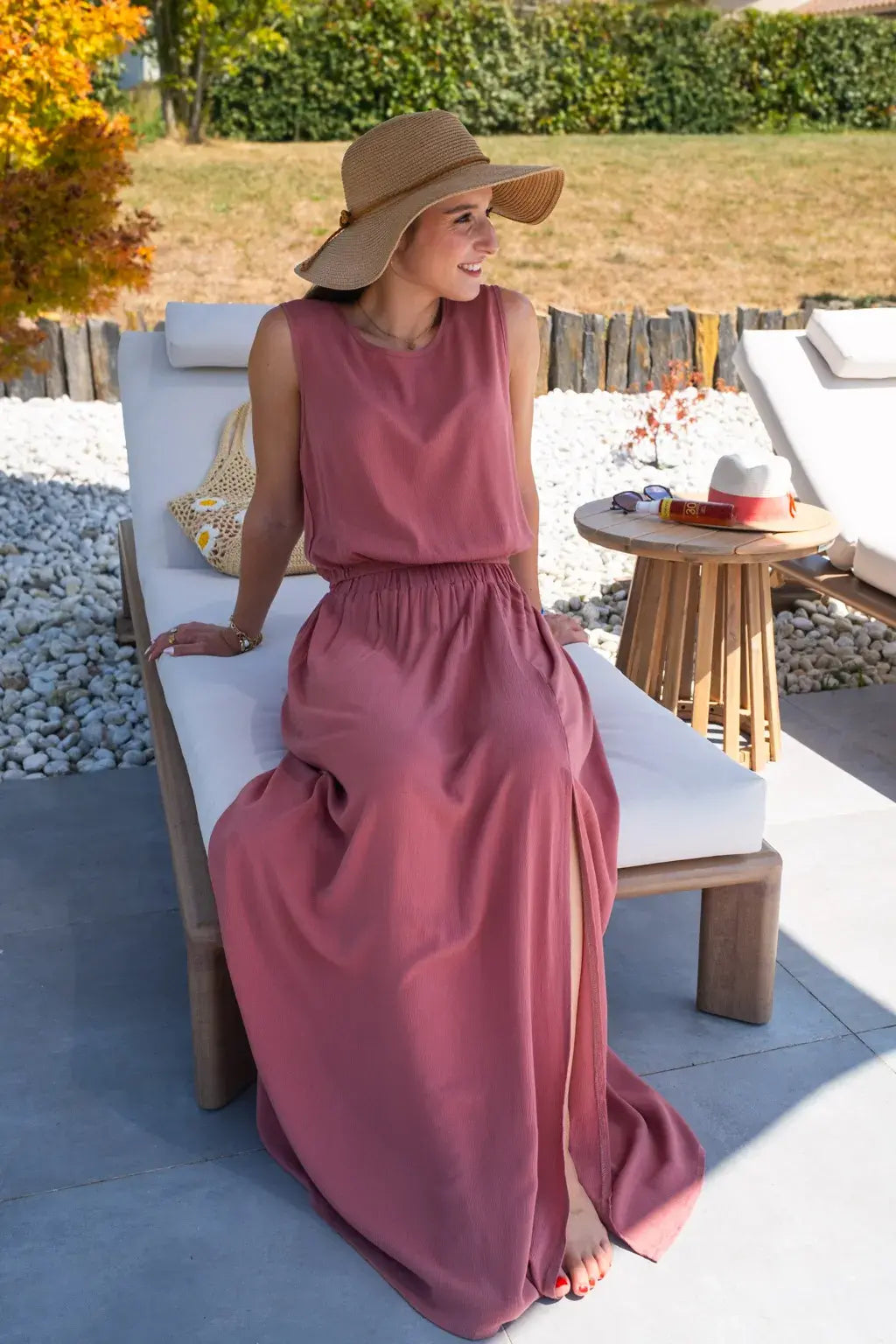 Ensemble Kristen terracotta
