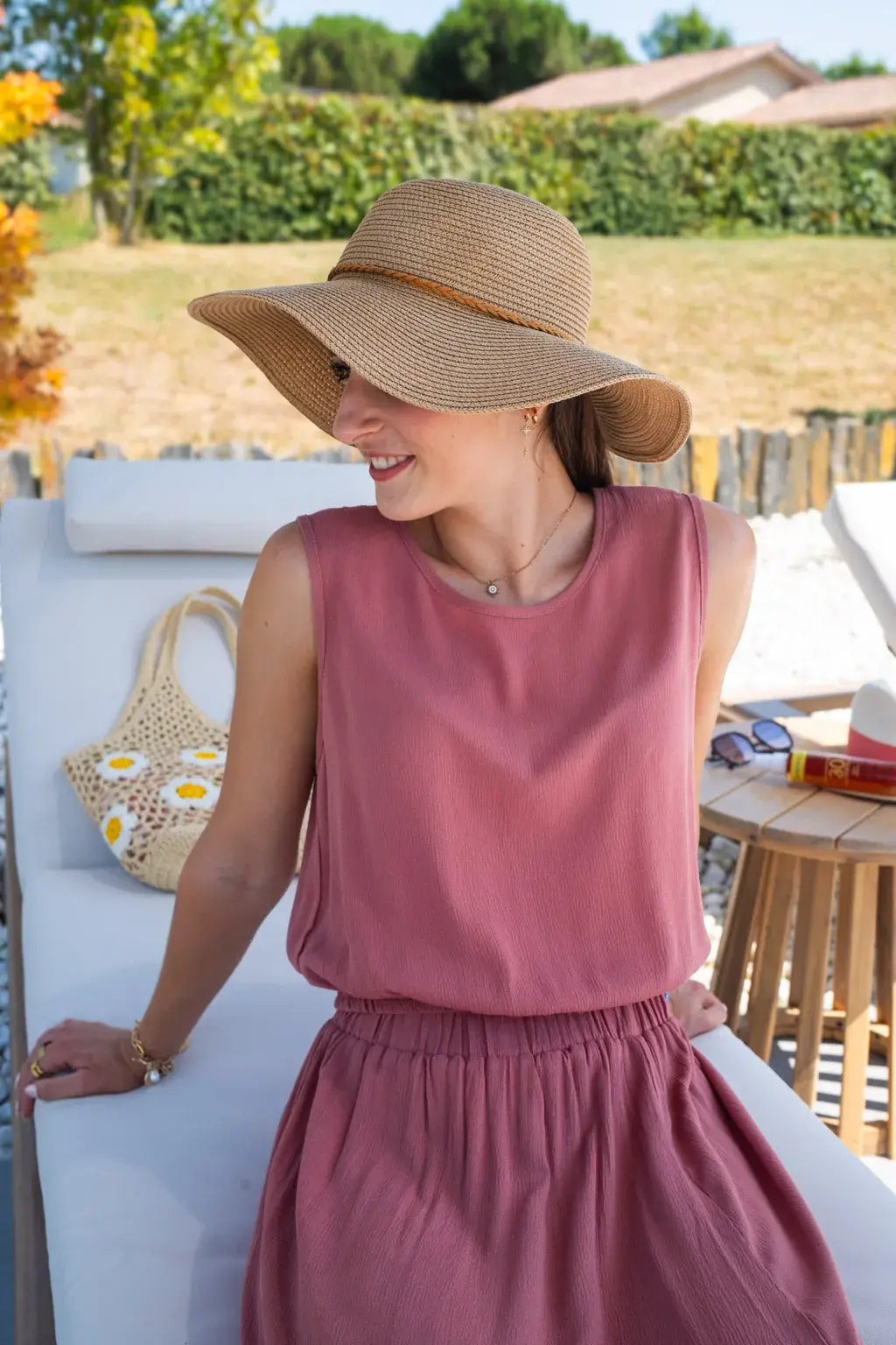 Ensemble Kristen terracotta
