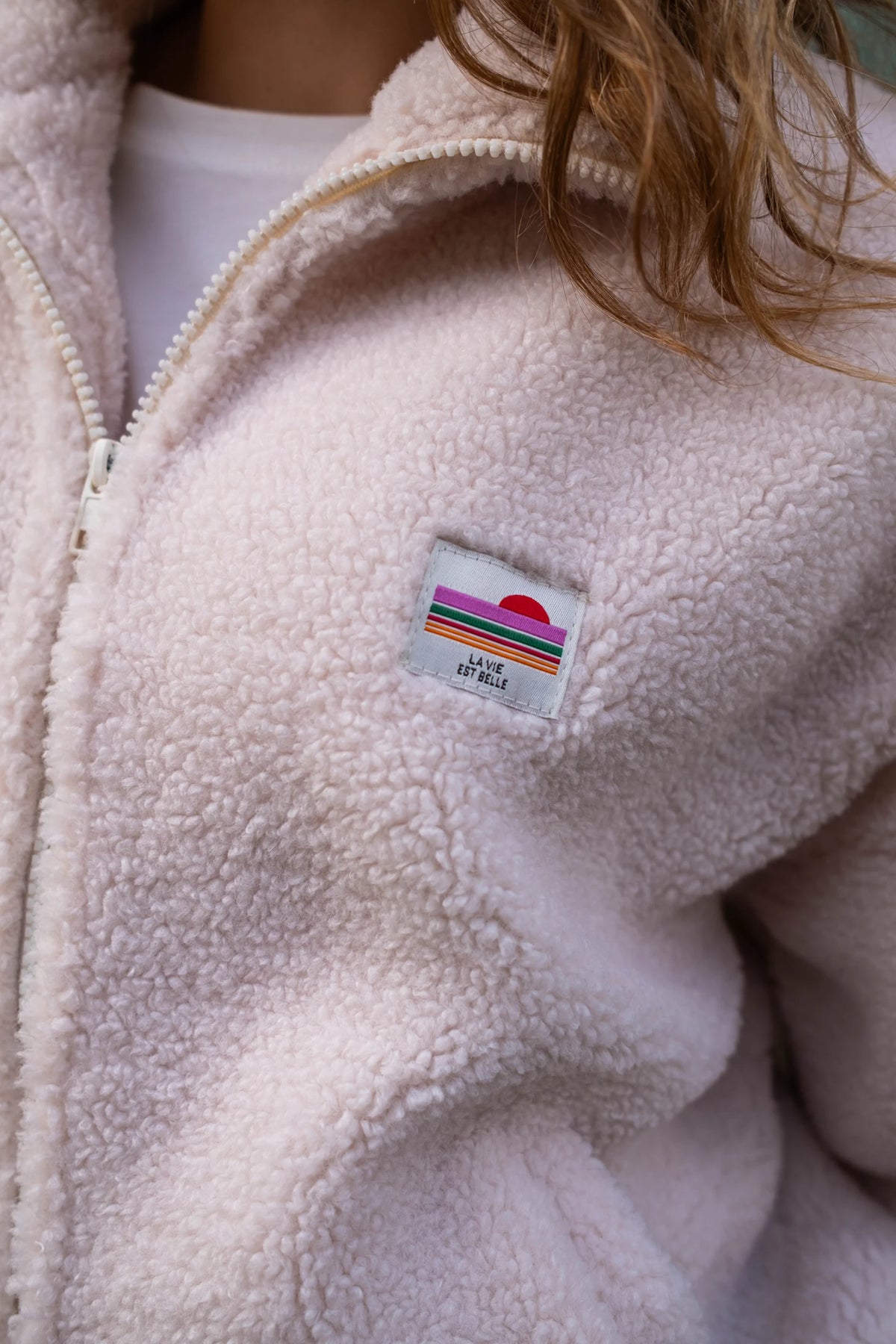 Veste polaire Sofia écru