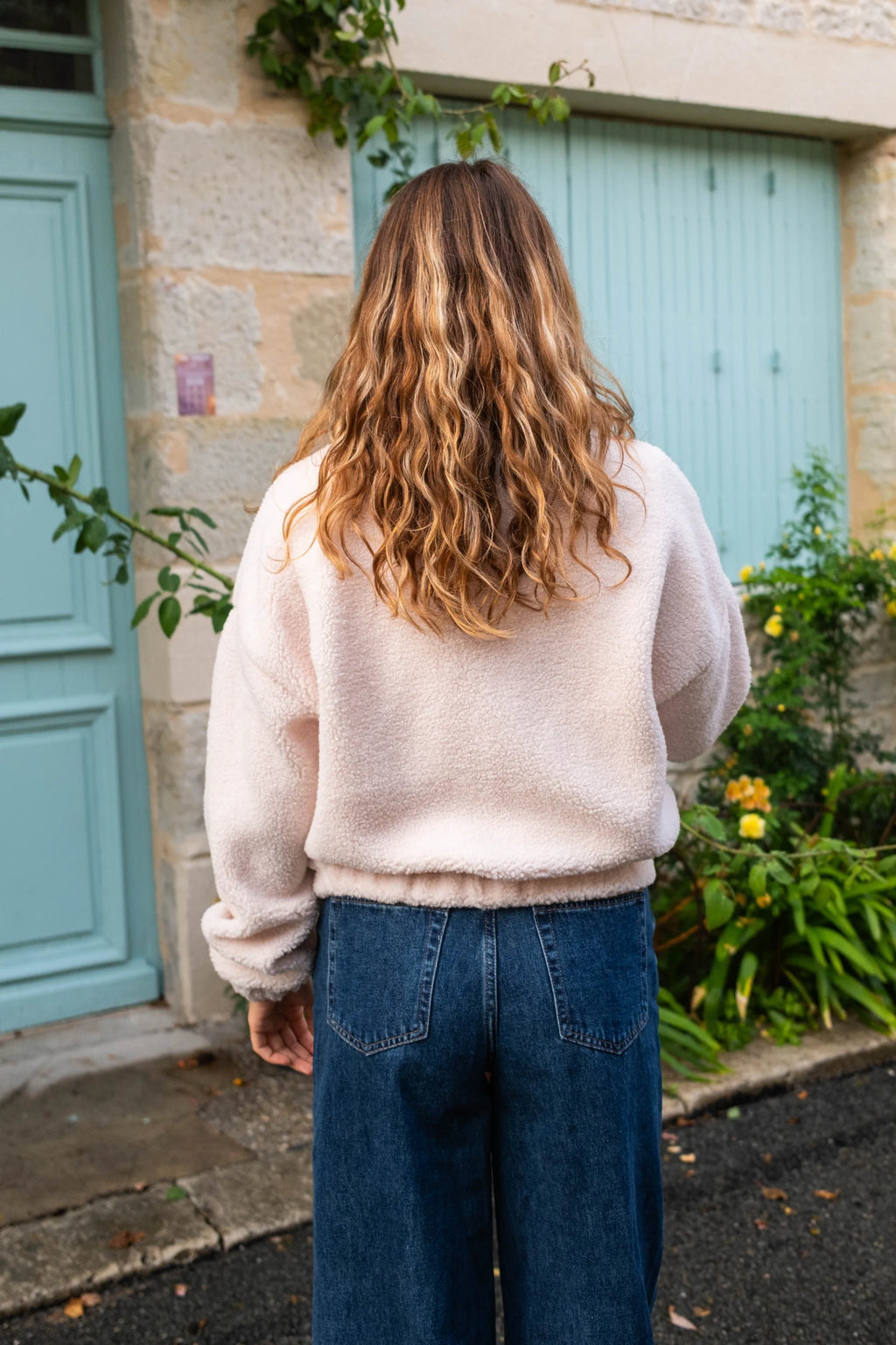 Veste polaire Sofia écru