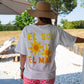 T-shirt El Sol El Mar écru