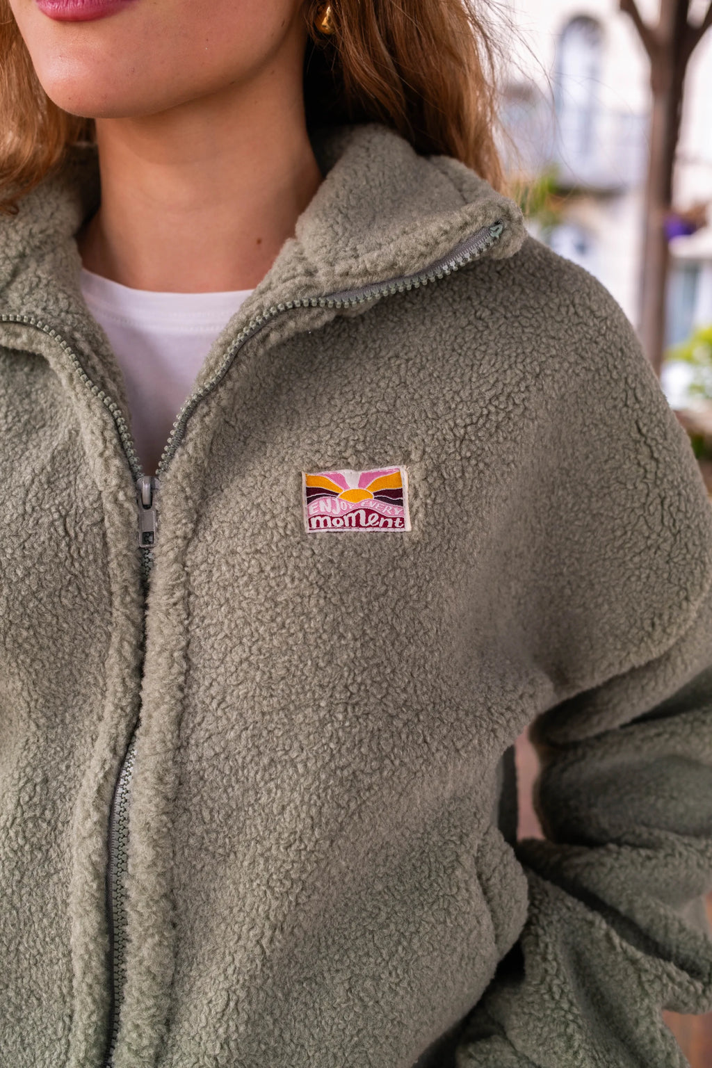 Veste polaire Sofia sauge