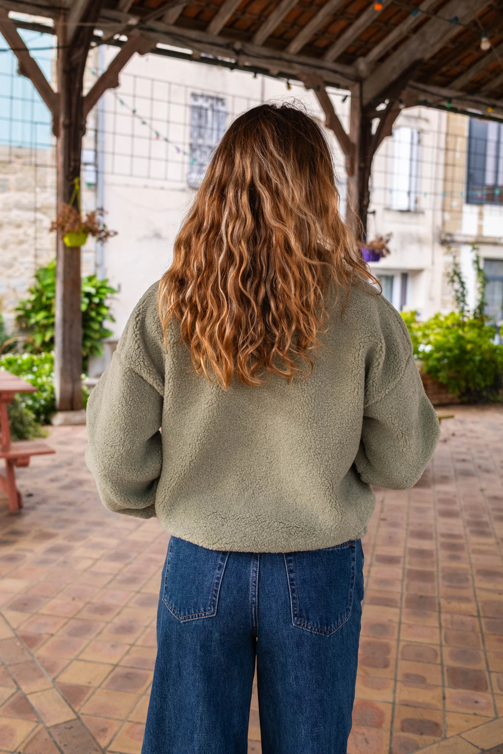 Veste polaire Sofia sauge