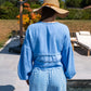Blouse Clémentine bleue