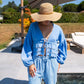 Blouse Clémentine bleue