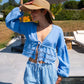 Blouse Clémentine bleue