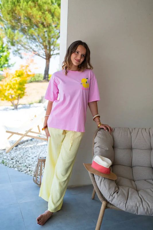 T-shirt Lemons rose