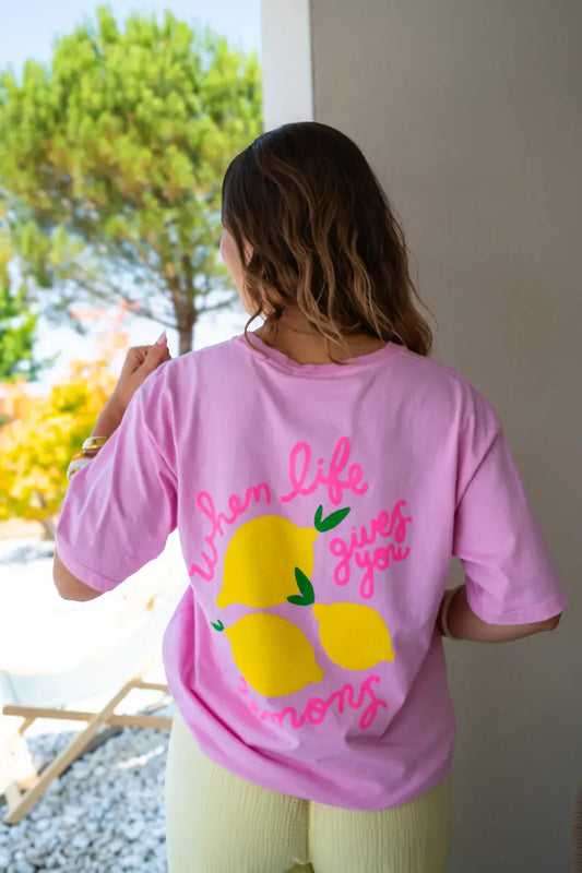 T-shirt Lemons rose