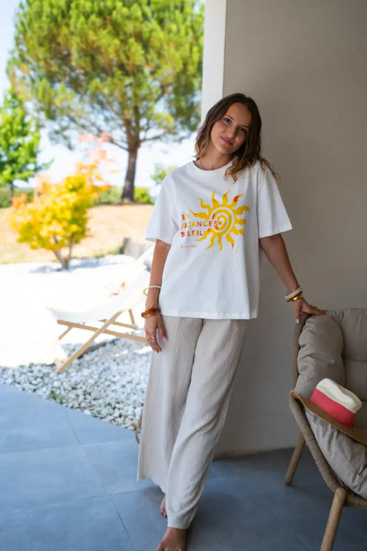 T-shirt Les vacances soleil
