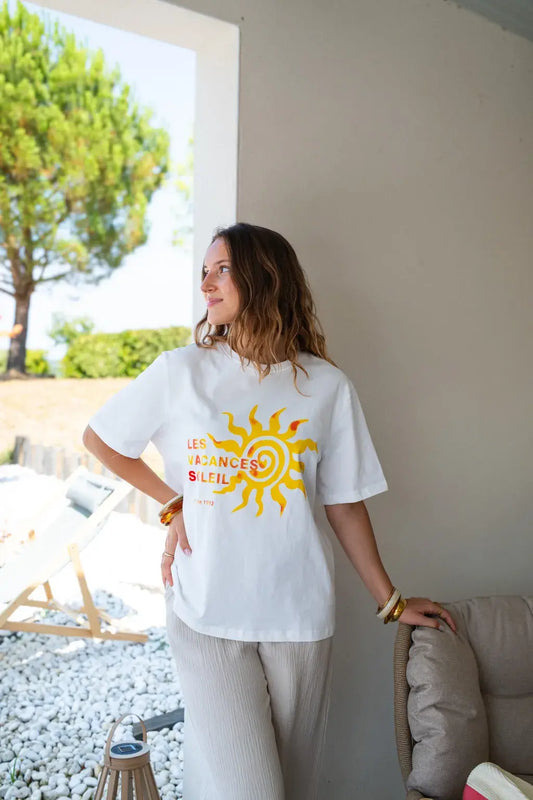 T-shirt Les vacances soleil