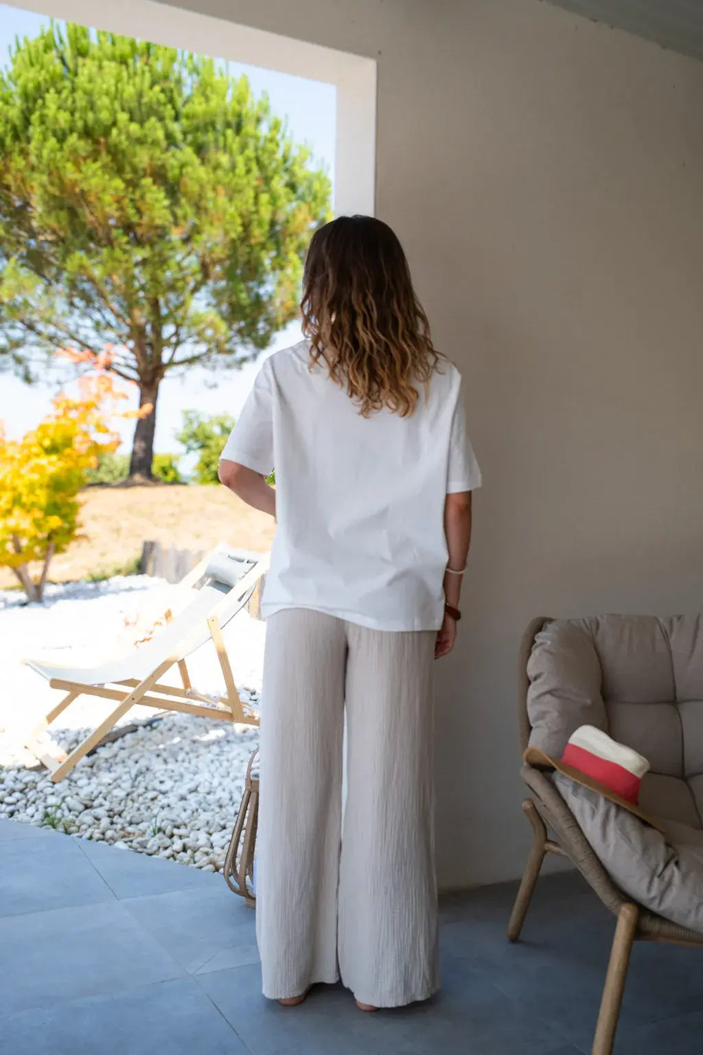 Pantalon Pola beige