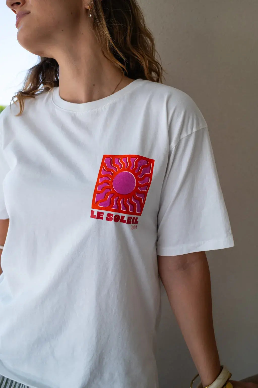 T-shirt Le Soleil écru