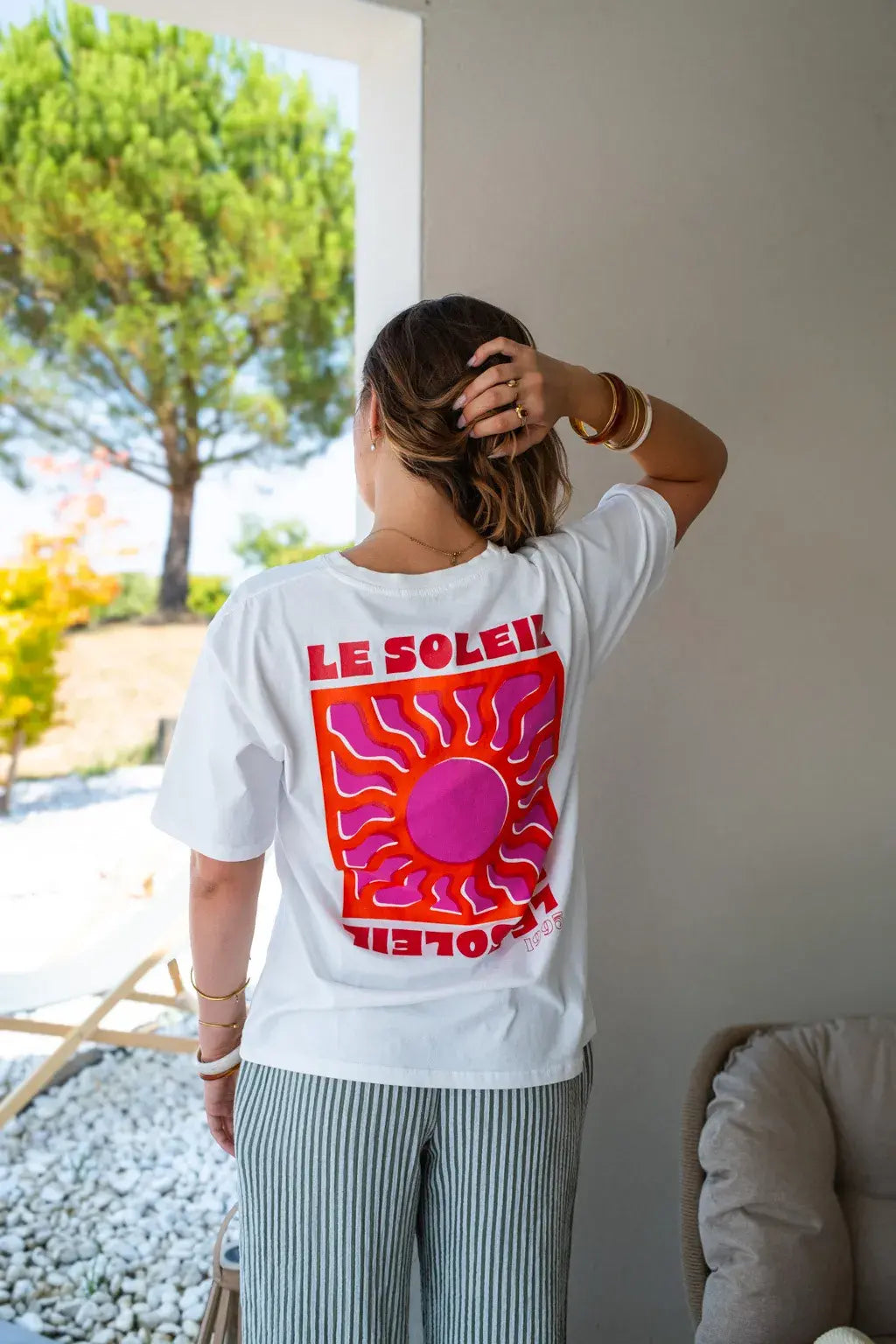 T-shirt Le Soleil écru