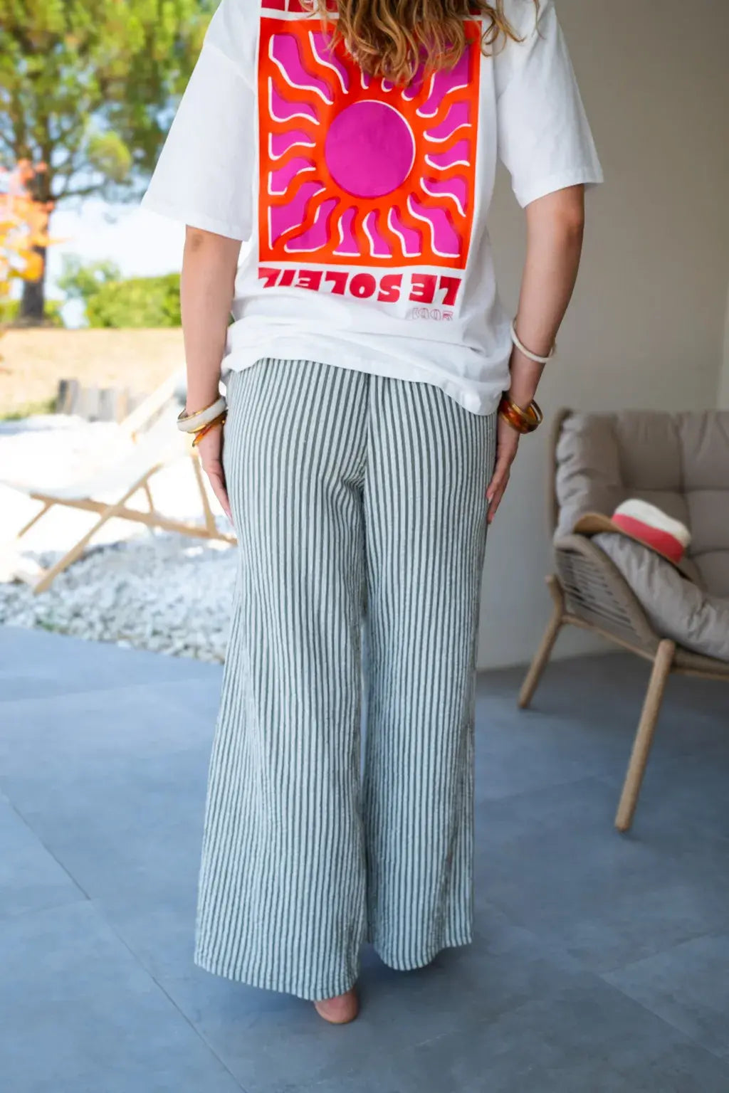Pantalon Eline kaki