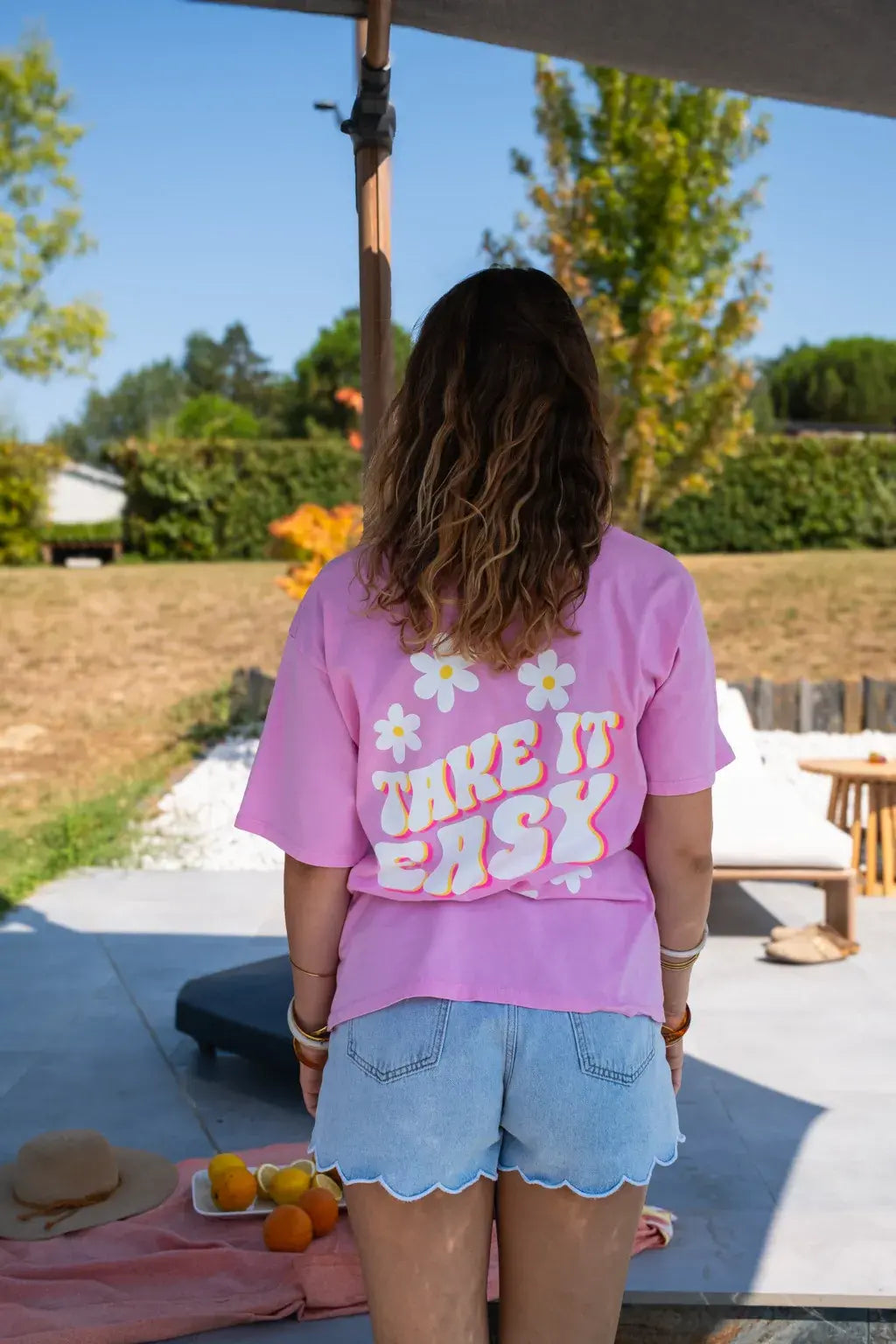 T-shirt Easy rose
