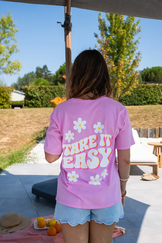 T-shirt Easy rose