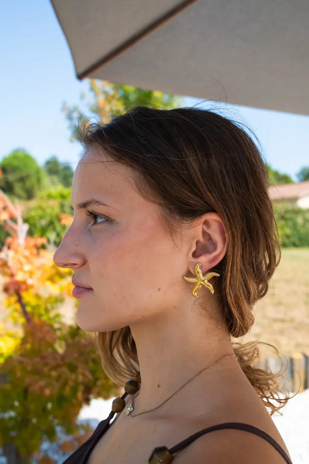 Boucles d'oreilles Étoile de mer