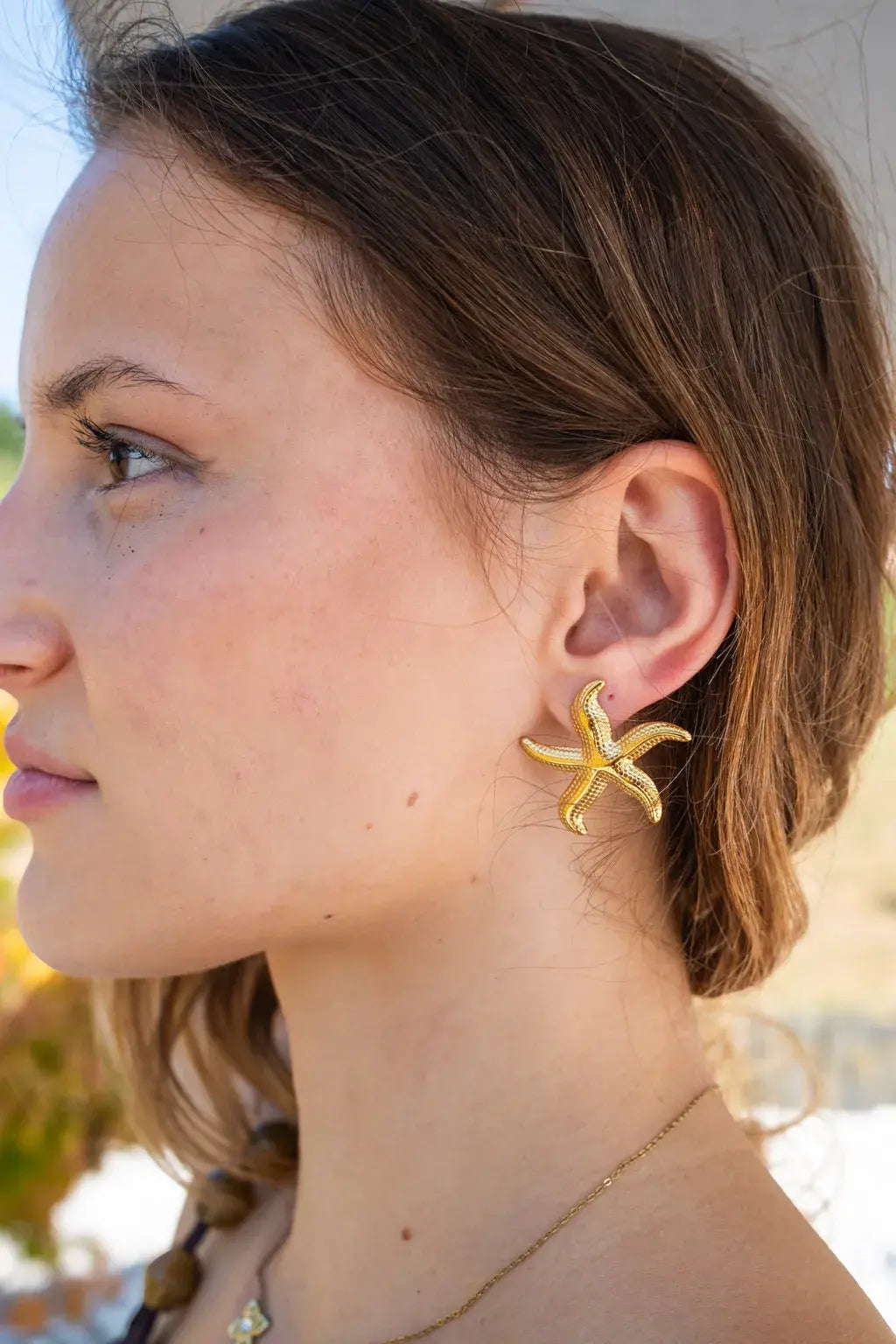 Boucles d'oreilles Étoile de mer