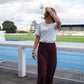 Jupe Léana bordeaux