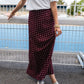 Jupe Léana bordeaux