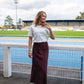Jupe Léana bordeaux