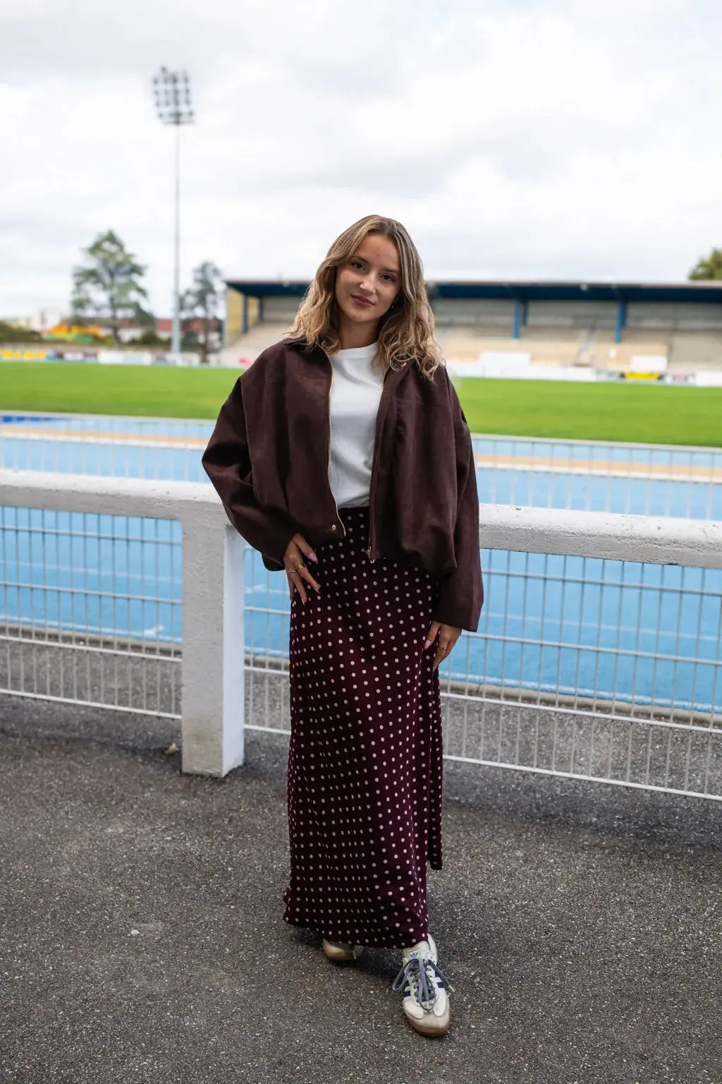 Jupe Léana bordeaux