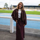 Veste Taoh chocolat