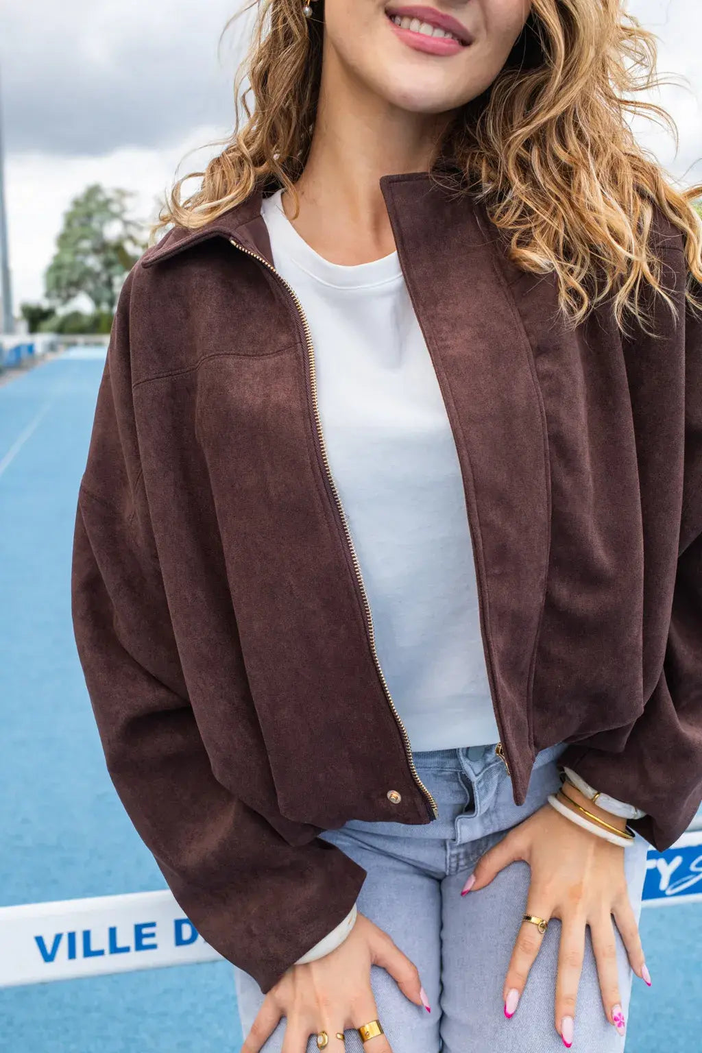 Veste Taoh chocolat