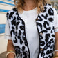 Gilet moumoute Molly léopard