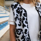 Gilet moumoute Molly léopard