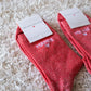 Chaussettes Mamie rose