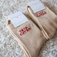 Chaussettes Tata extra beige