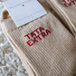 Chaussettes Tata extra beige
