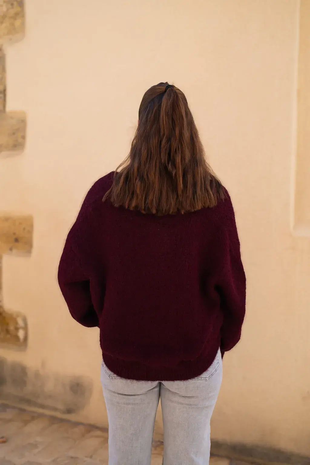Gilet Pepa burgundy