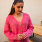 Gilet Maja rose