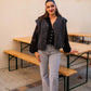 Gilet moumoute Elise gris