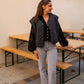 Gilet moumoute Elise gris