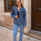 Veste en jean Love